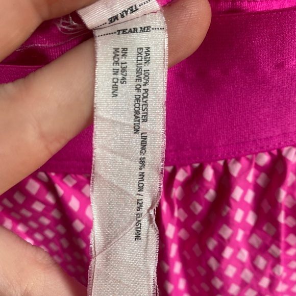 Lorna Jane hot pink diamond print womens athletic bike underlay shorts size XS - Picture 13 of 13